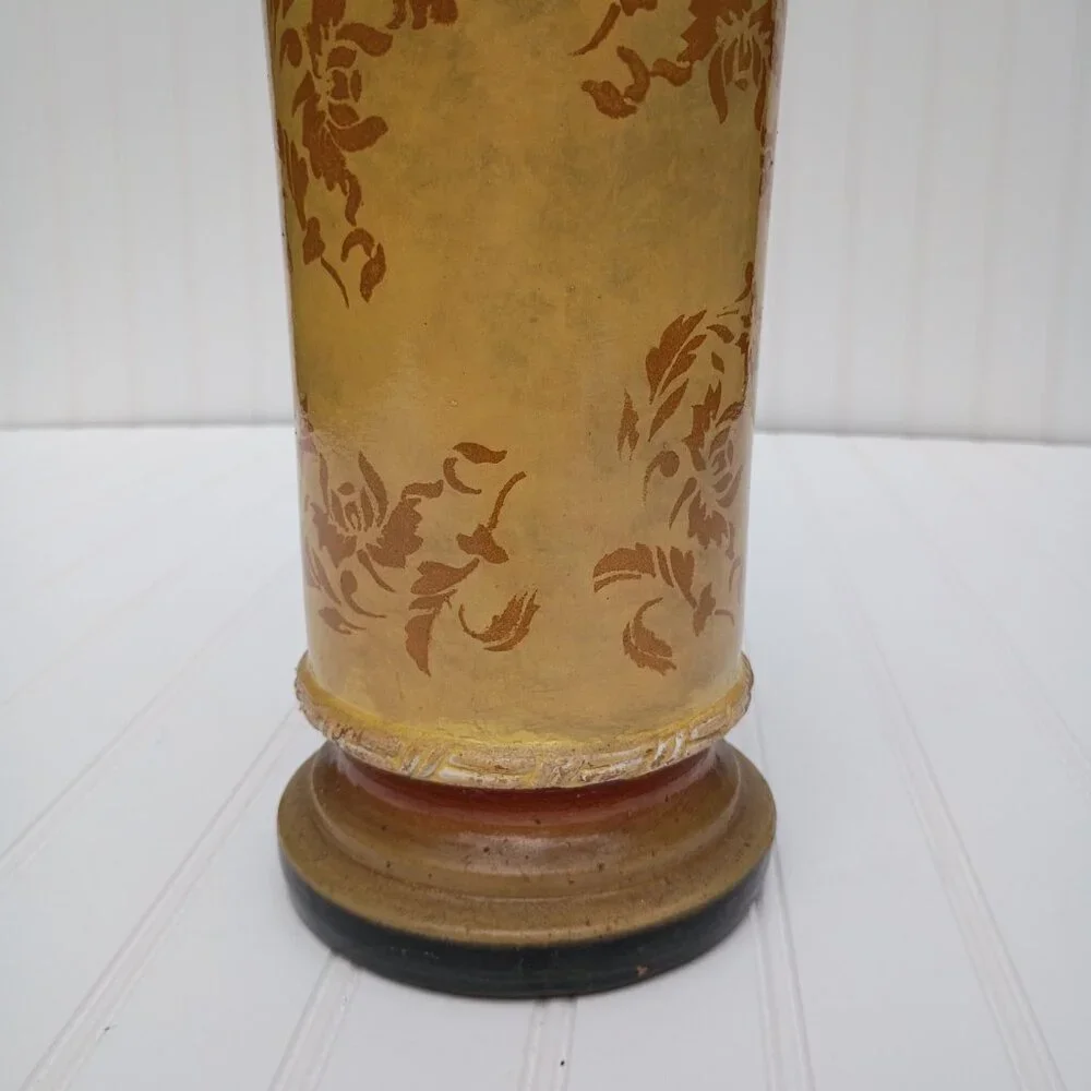 French Country Terracotta Lidded Vase 16